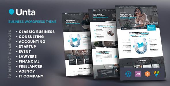 Unta - MultiPurpose Business WordPress Theme Logo
